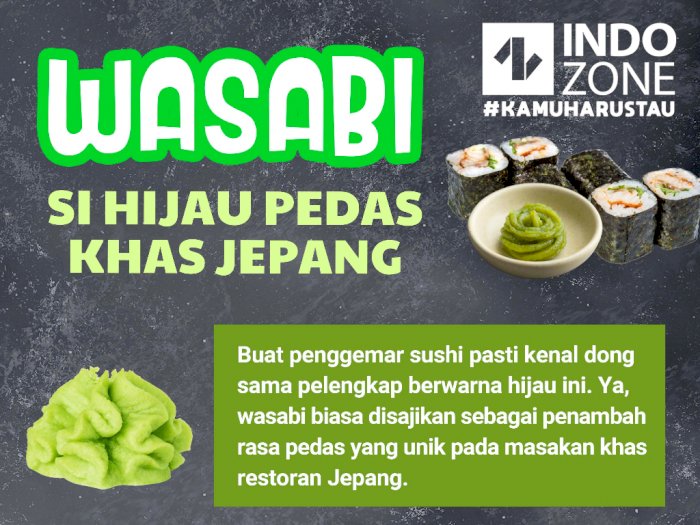Wasabi, Si Hijau Pedas Khas Jepang