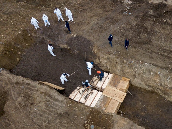 Pasien Meninggal Akibat Pandemi COVID-19 di New York Dikuburkan di Pulau Jasad Tak Dikenal