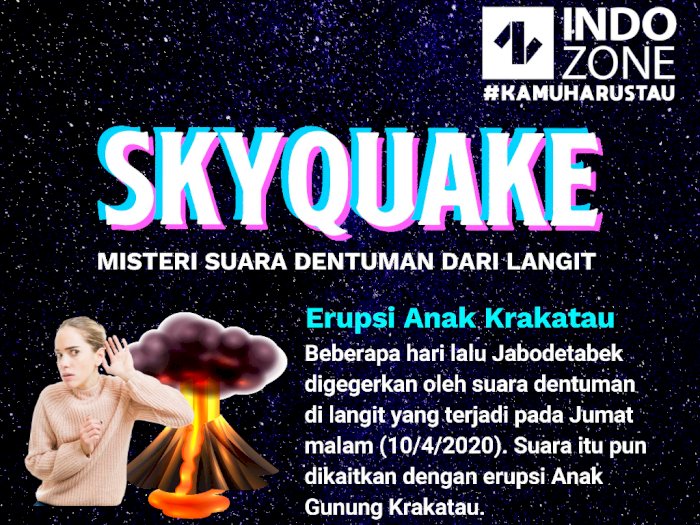 Skyquake, Misteri Suara Dentuman Dari Langit
