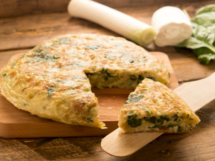 Menu Sehat untuk Sarapan, Omelet Bayam yang Kaya Nutrisi