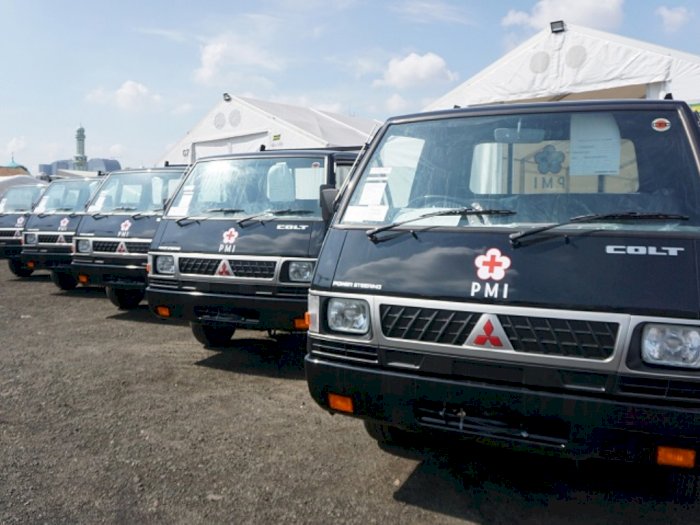 Dukung Penanganan Corona, Mitsubishi Donasikan 5 Unit L300 untuk PMI