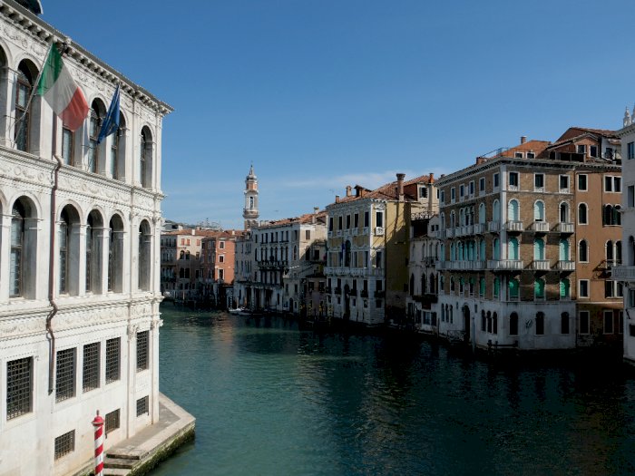 Nyaris Kosong, Begini Potret Terbaru dari Kota Kanal Venesia
