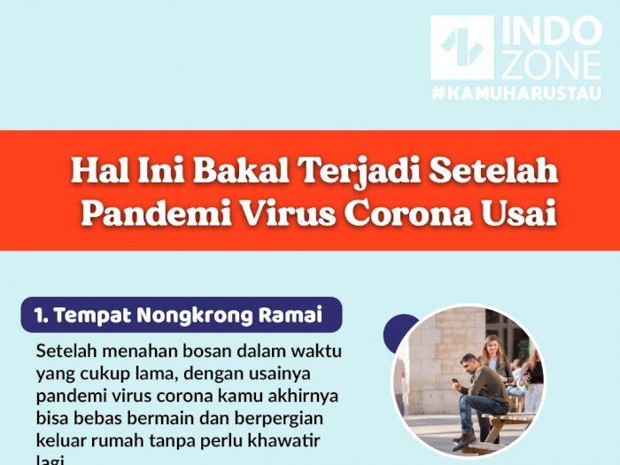 Hal Ini Bakal Terjadi Setelah Pandemi Virus Corona Usai