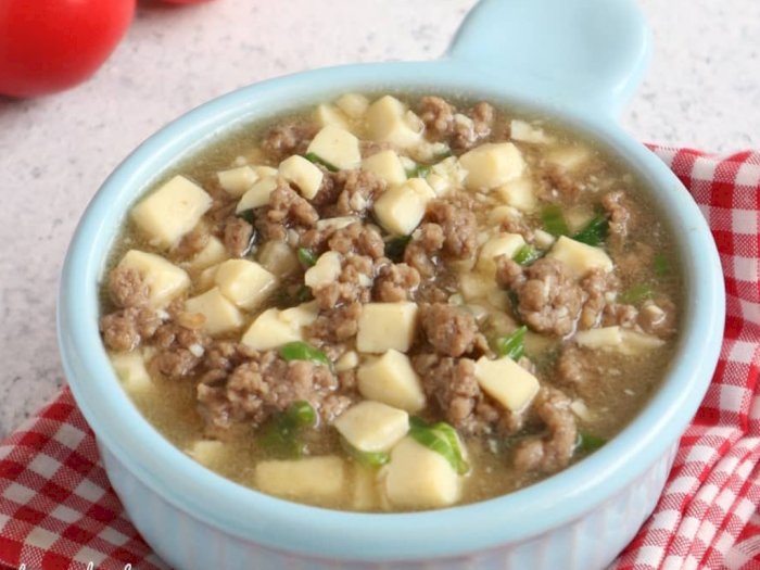 Lauk Makan Malam di Akhir Pekan Ini, Mun Tahu Daging Cincang, Enak