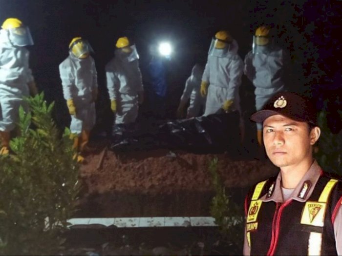 Cerita Polisi di Tapteng yang Ikut Memakamkan ODP pada Malam Hari