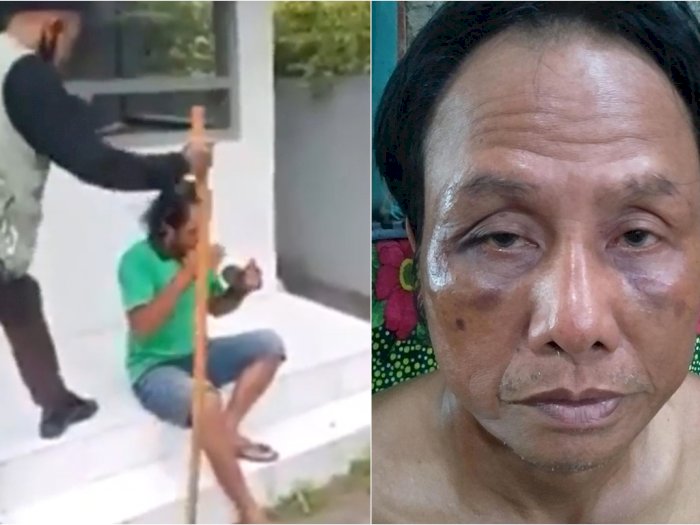 Viral Pemukulan Pria Tukang Becak yang Dituduh Mencuri oleh 3 Orang Satpam