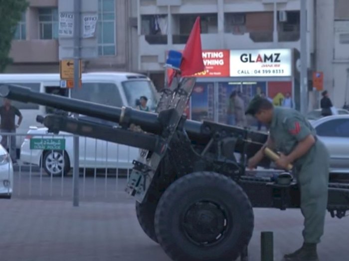 Tembakan Meriam Sebagai Tanda Menyambut Ramadan di Lebanon