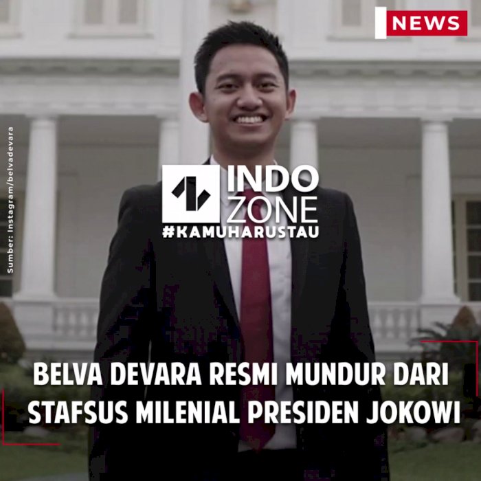 Belva Devara Resmi Mundur dari  Stafsus Milenial Presiden Jokowi