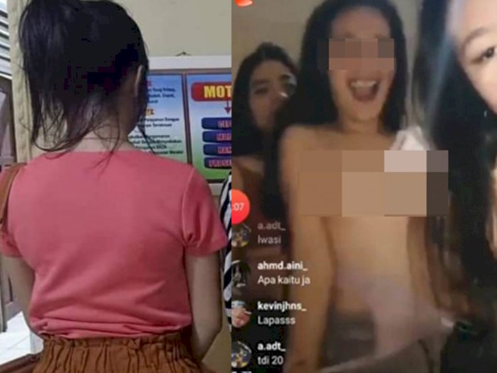 Viral Aksi Buka Bra Live IG, Siswi SMA Pulang Pisau Bikin Status Begini di Instagram 