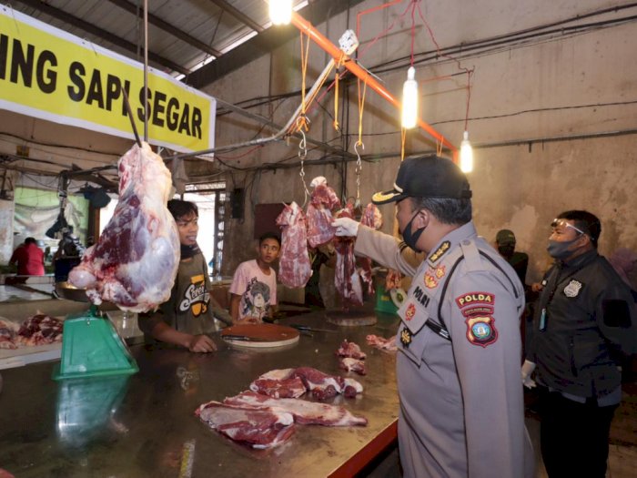 Polda Kepri Sidak Pasar, Pantau Harga Sembako Jelang Ramadan