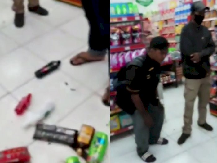 Dua Pencuri Minimarket Tertangkap Basah di Depok, Karyawan: Sadis Lu, Nyolong Rp 1 Juta
