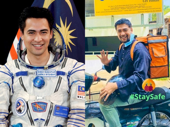 Astronot Pertama di Malaysia Ini Jadi Kurir Antar Makanan, Kok Bisa?
