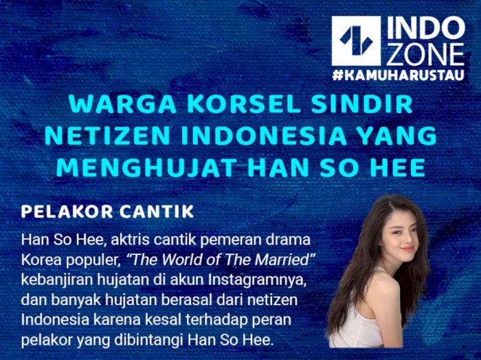 Warga Korsel Sindir Netizen Indonesia yang Menghujat Han So Hee