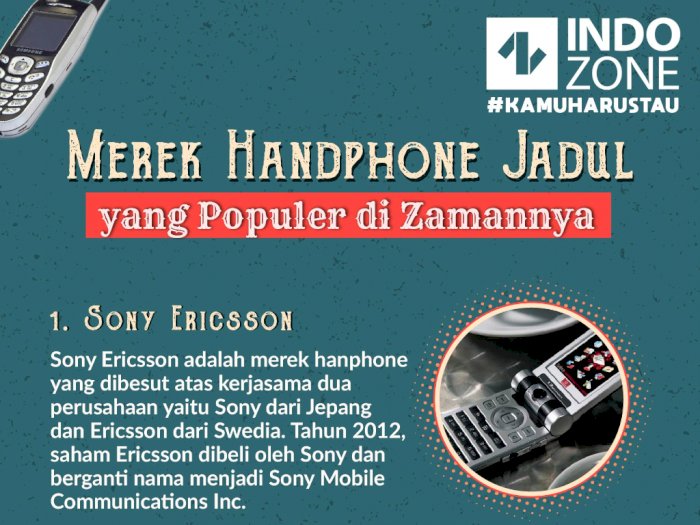 Merek Handphone Jadul yang Populer di Zamannya