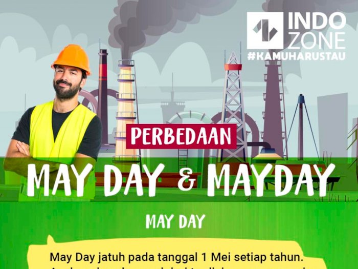 Perbedaan May Day dan Mayday