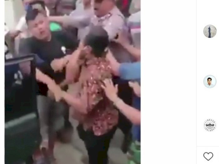 Viral Video Polisi Jadi Korban Salah Sasaran Saat Amankan Penjambret dari Amuk Warga