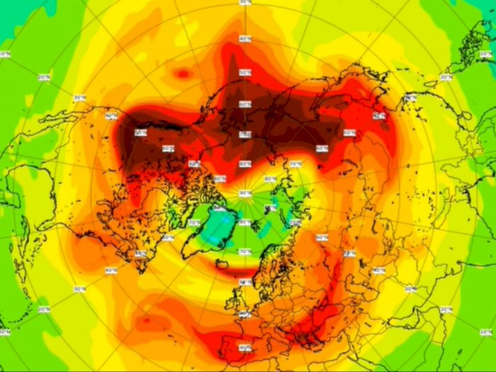 Lubang Ozon Terbesar di Kutub Utara Dikabarkan Makin Mengecil, Efek Lockdown?