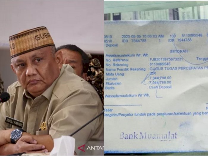 Gaji Gubernur Gorontalo untuk Tangani Corona Sudah di Transfer ke Rekening Gugus Tugas
