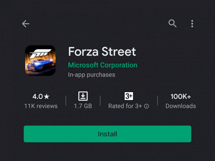 Game Forza Street Resmi Diluncurkan di App Store dan Google Play Store