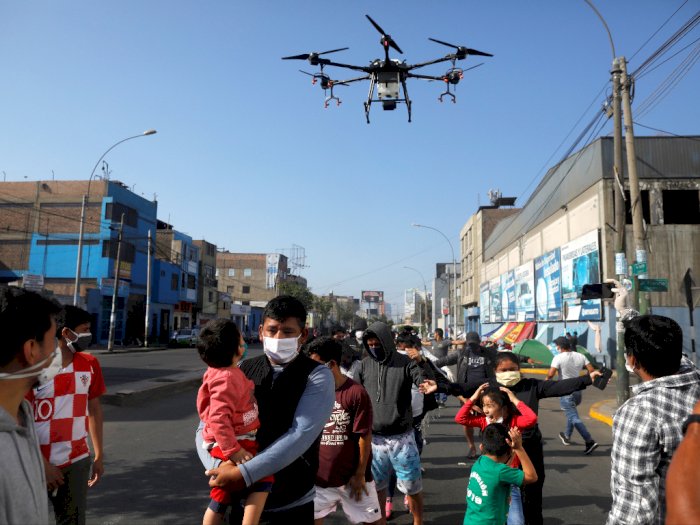 Berlakukan Lockdown, Maroko Awasi Warganya Pakai Armada Drone