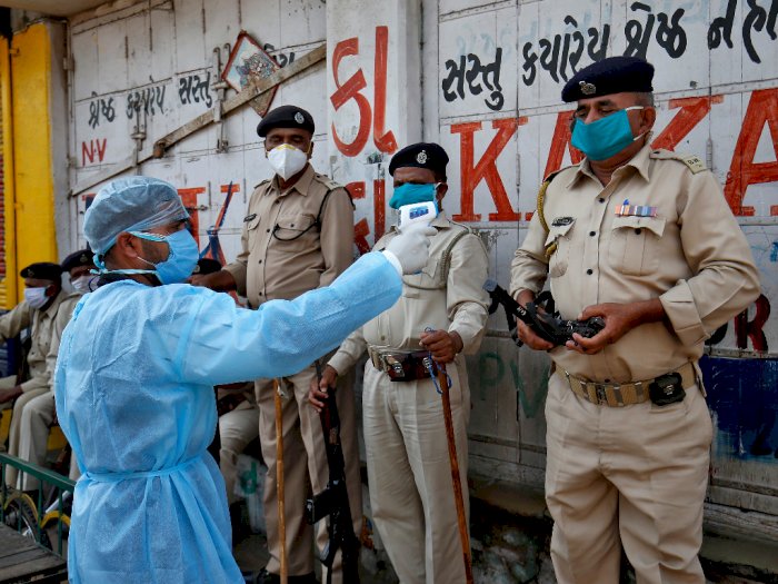 Ratusan Polisi di India Positif Terpapar Virus Corona, 4 Orang Meninggal Dunia