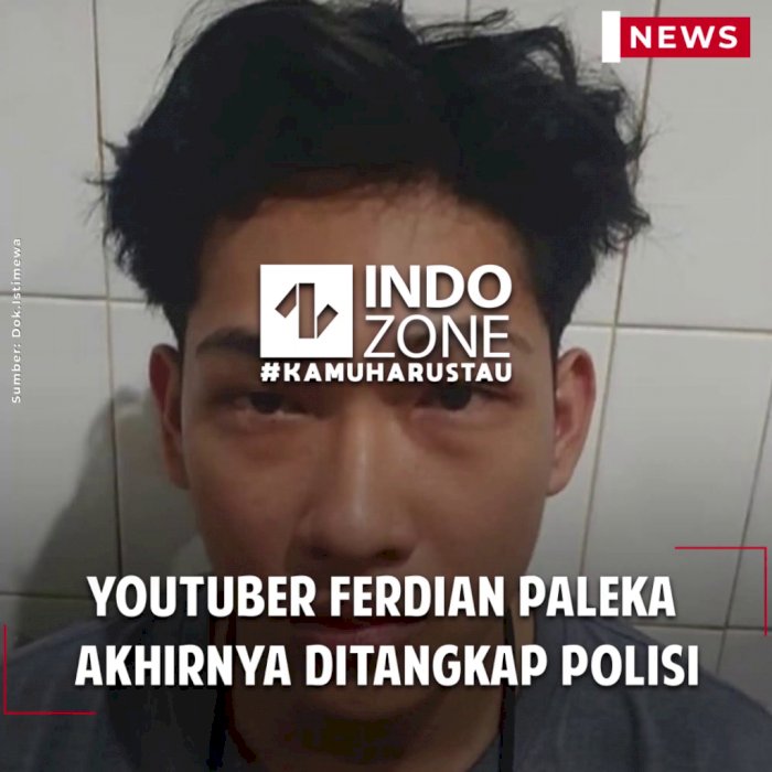 Youtuber Ferdian Paleka Akhirnya Ditangkap Polisi