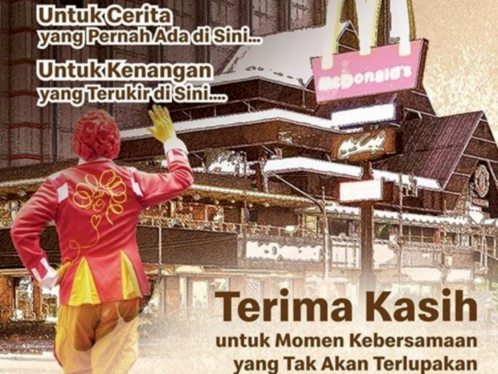 Hari Ini, McDonalds Indonesia di Sarinah Resmi Ditutup