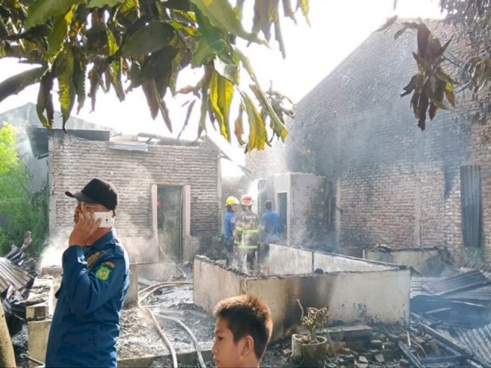 Satu Rumah di Medan Kebakaran, 3 Anak Terluka dan Dibawa ke Rumah Sakit