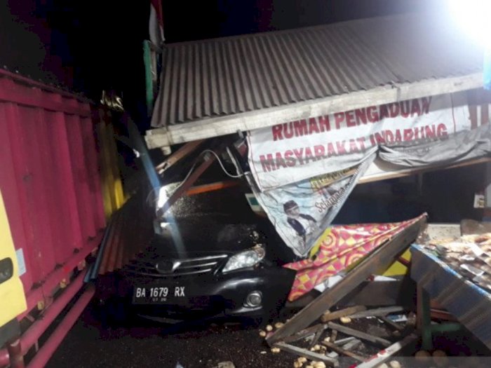 Kecelakaan di Indarung Padang, Sopir Truk Tewas