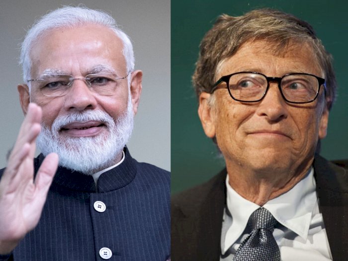 PM India dan Bill Gates Adakan Konferensi Video Bahas Cara Atasi Pandemi Covid-19