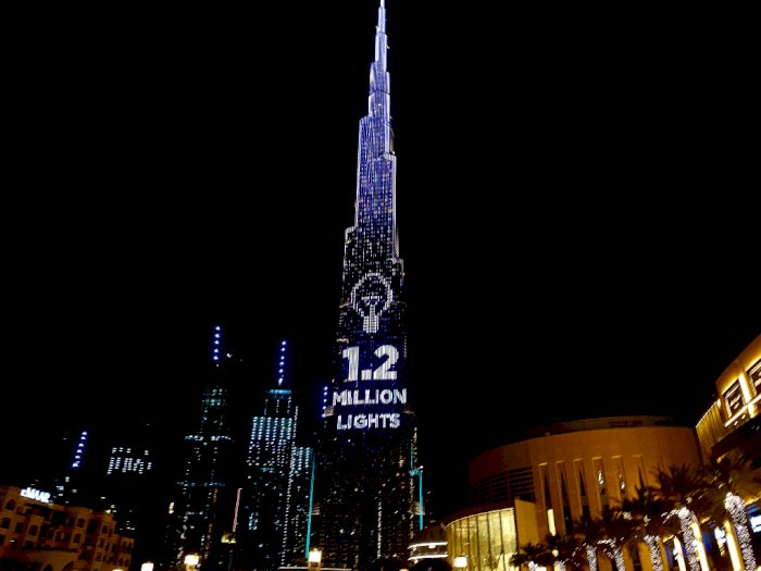 Gedung Tertinggi di Dunia, Burj Khalifa Berubah Menjadi Kotak Amal Virus Corona