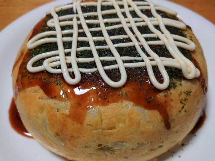 Pakai Rice Cooker, Begini Membuat Okonomiyaki Keju Jumbo Ala Warganet