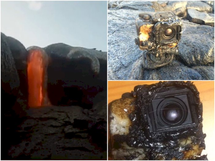 Diterjang Lava Panas, Kamera GoPro Ini Tetap Merekam Video