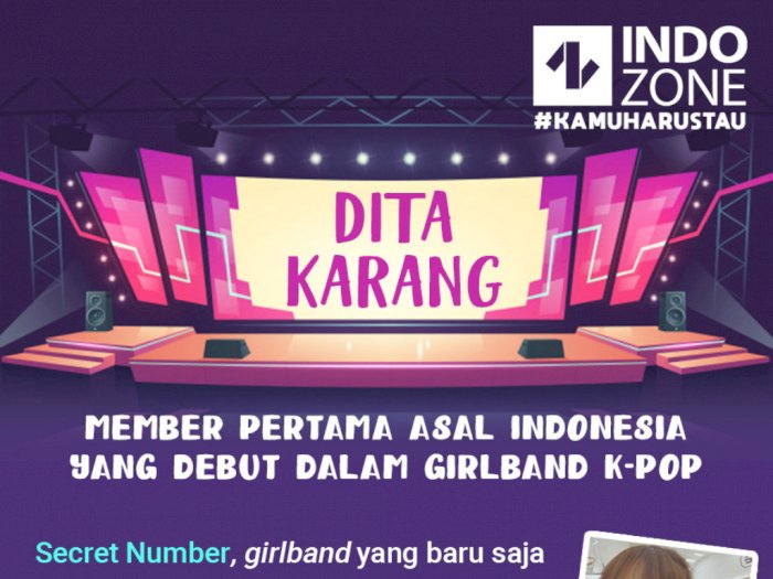 Dita Karang, Member Pertama Asal Indonesia Debut Dalam Girlband K-Pop