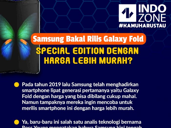 Samsung Bakal Rilis Galaxy Fold Special Edition 