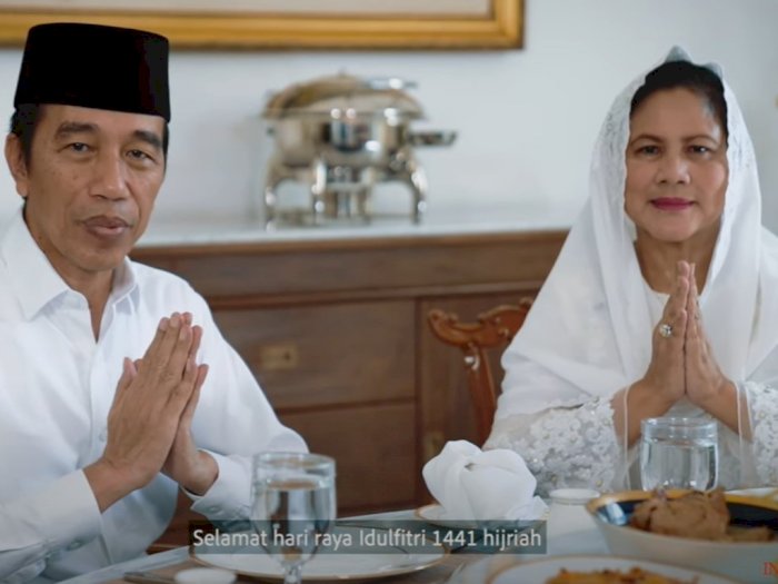 Presiden Jokowi dan Ibu Negara Ucapkan Selamat Idul Fitri 1441 H