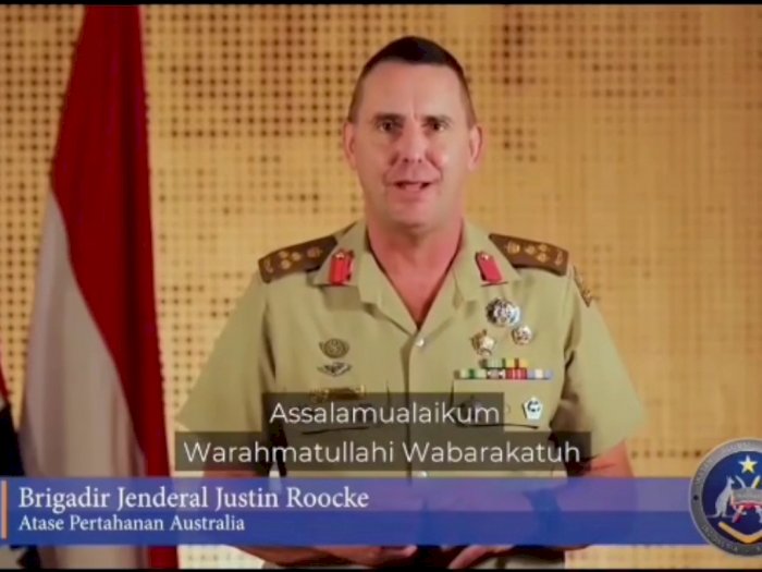 Brigjen Athan Australia Justin Roocke Ucapkan Selamat Idul Fitri, Ini Harapannya