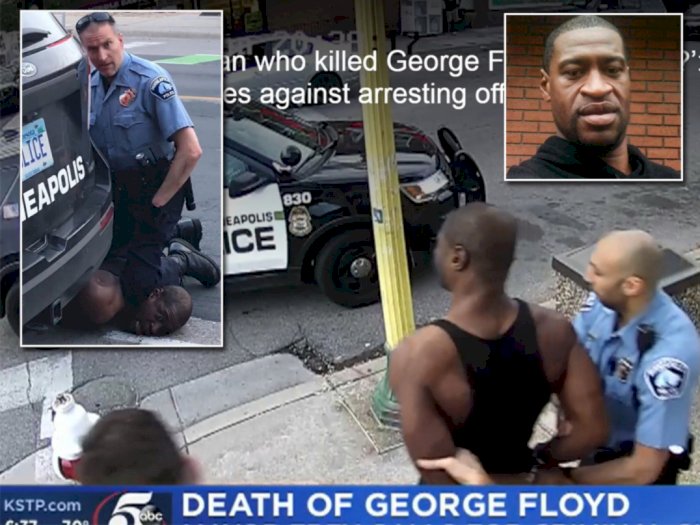 Video Polisi Rasis AS Bunuh Floyd: 'Aku Gak Nafas' Kata Terakhirnya, Picu Kemarahan Publik