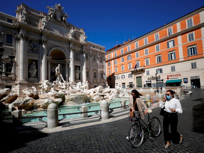 Koin di Trevi Fountain Dikumpulkan Pemerintah Kota Roma