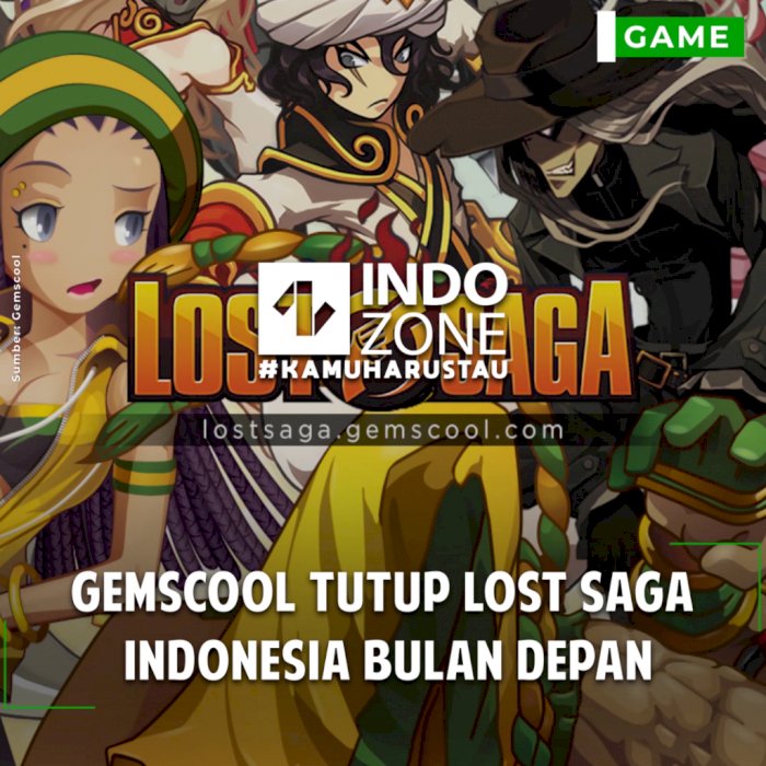 Gemscool Tutup Lost Saga Indonesia Bulan Depan
