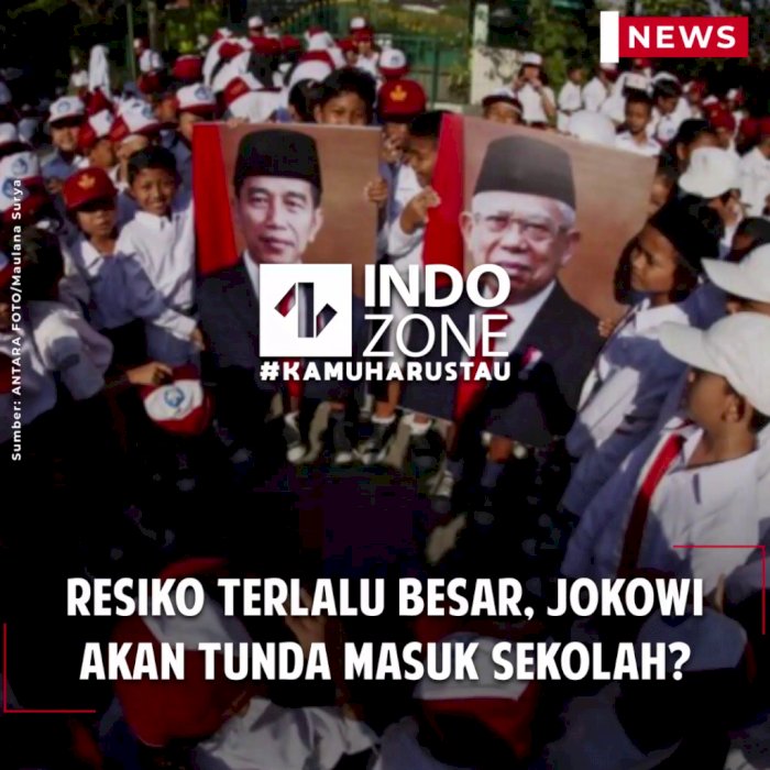 Resiko Terlalu Besar, Jokowi akan Tunda Masuk Sekolah?