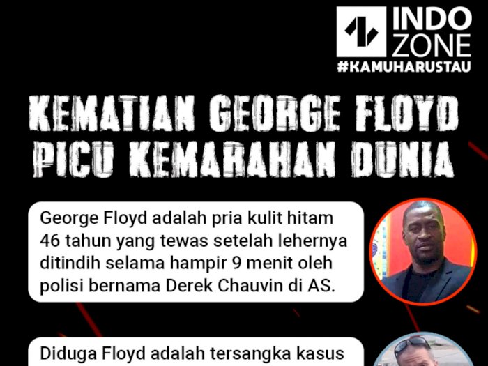 Kematian George Floyd Picu Kemarahan Dunia