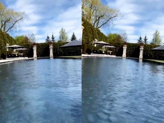 Bak Danau Pribadi Begini Penampakan Kolam Renang Di Rumah Rapper Drake Indozone Id