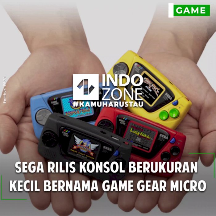 Sega Rilis Konsol Berukuran Kecil Bernama Game Gear Micro