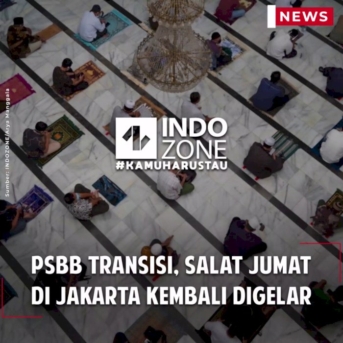 PSBB Transisi, Salat Jumat di Jakarta Kembali Digelar