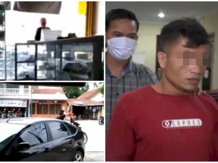Preman di Medan Lempar Toko Warga karena Tak Diberi Uang, Viral dan Dijebloskan ke Penjara