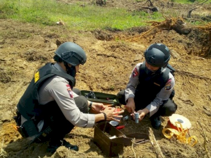 Sebuah Bom Militer Diduga Sisa Perang Ditemukan di Perkebunan Sergai