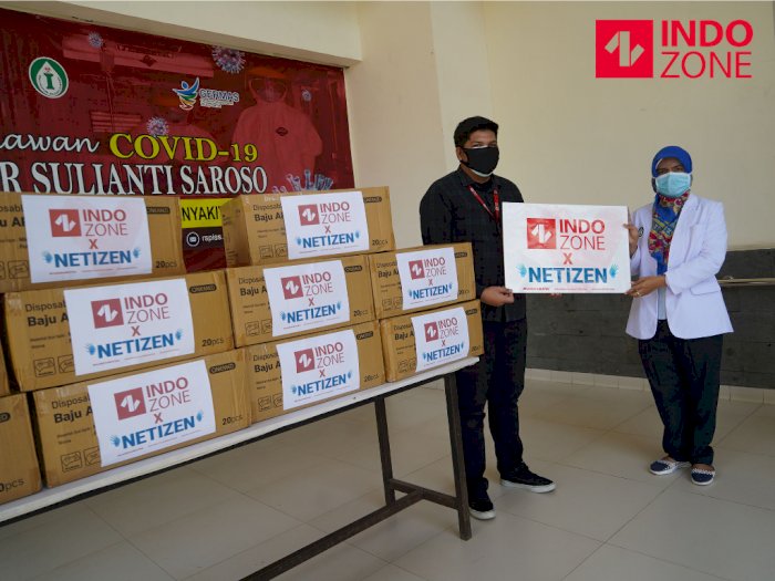 FOTO: Indozone Donasikan APD untuk Tenaga Medis RSPI Sulianti Saroso
