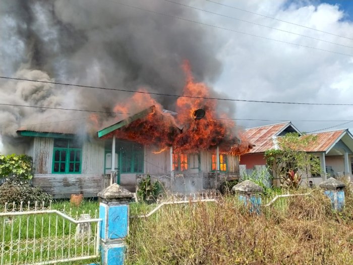 Rumah Seorang Dokter di Papua Hangus Terbakar, Polisi Lakukan Penyelidikan