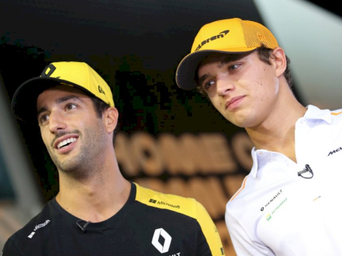 Lando Norris Mengaku Ingin Curi Ilmu Daniel Ricciardo